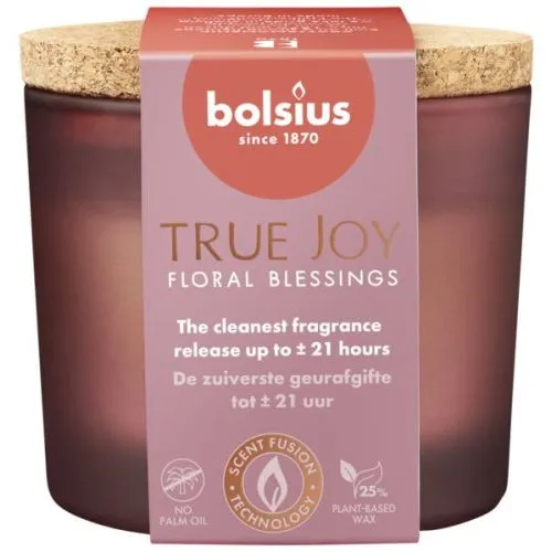 Bolsius Geurglas + Deksel Small 66/8 True Joy