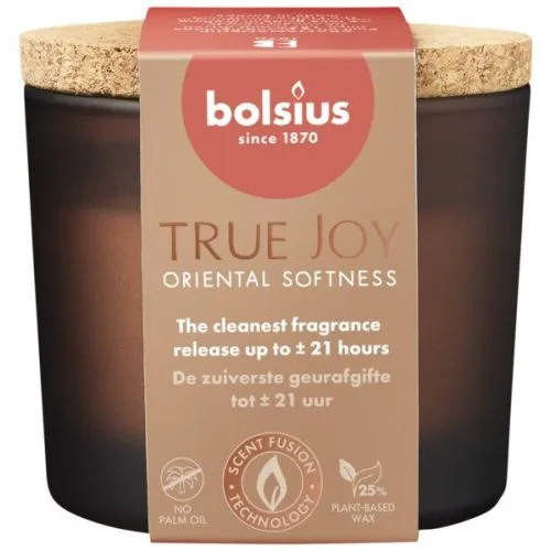Bolsius Geurglas + Deksel Small 66/8 True Joy