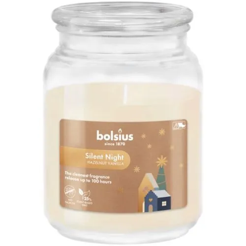 Bolsius Geurglas + Deksel  |135/100 | Geur Silent Night