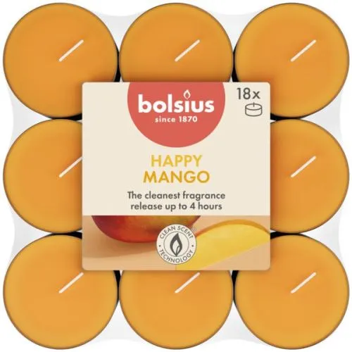 Bolsius Geurtheelichten 4 uur 18 stuks True Scents