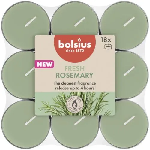 Bolsius Geurtheelichten 4 uur 18 stuks True Scents