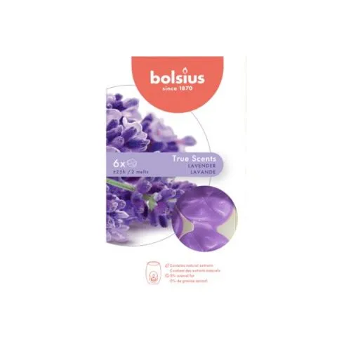 Bolsius Wax Melts | Geur: French Lavender | 6 stuks