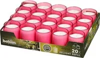 Bolsius ReLight kaars Fuchsia houder 24-uurs Tray 20 stuks