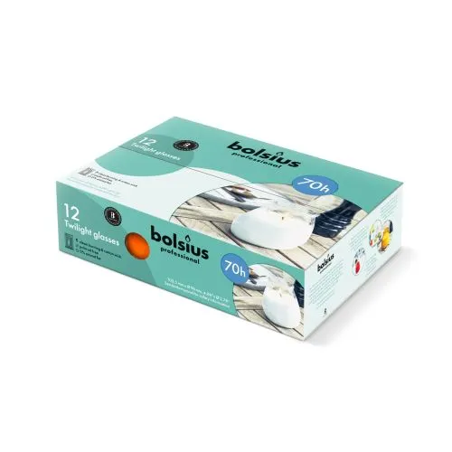 Bolsius Twilight | Lowboy |  Oranje Doos a 12st