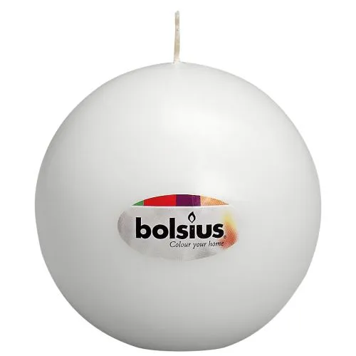 Bolsius Bolkaars 70mm | Kleur: Wit