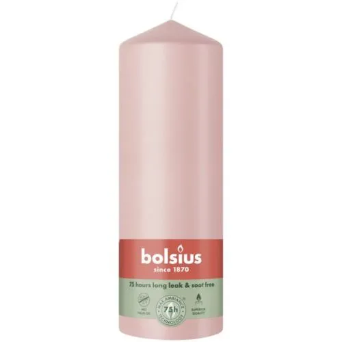 Bolsius Stompkaars 200/68 | Kleur: Nevelig Roze
