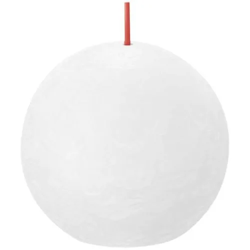 Bolsius Bolkaars 76mm | Rustiek | Kleur: Wolkenwit