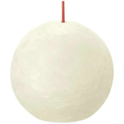 Bolsius Bolkaars 76mm | Rustiek | Kleur: Zacht Parel