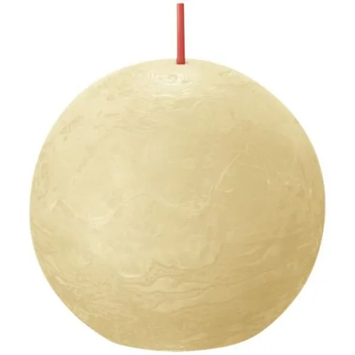 Bolsius Bolkaars 76mm | Rustiek | Kleur: Haver Beige