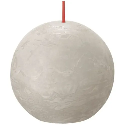 Bolsius Bolkaars 76mm | Rustiek | Kleur: Zandgrijs
