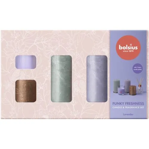 Bolsius Cadeauset | Funky Freshness | Assorti Kleur & Geur