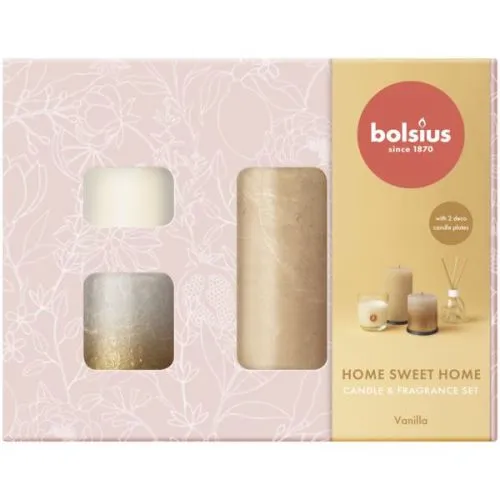 Bolsius Cadeauset | Medium Home sweet | Assorti Kleur & Geur