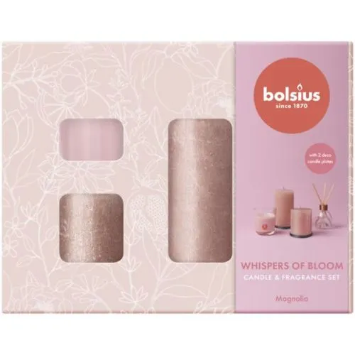 Bolsius Cadeauset | Med Whispers of Bl |Assorti Kleur & Geur