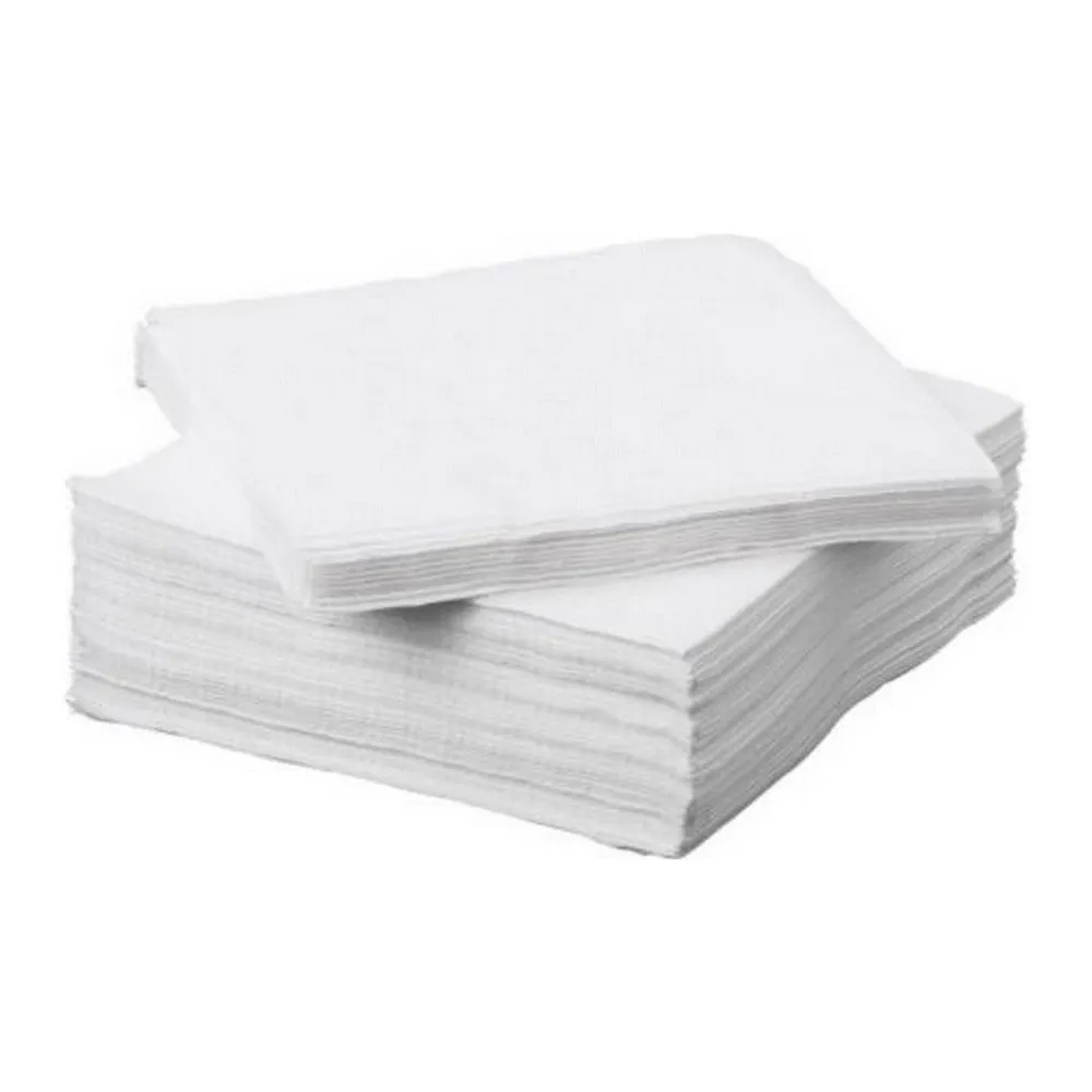 Servetten Wit 1-laags 33x 33cm pak a 500st